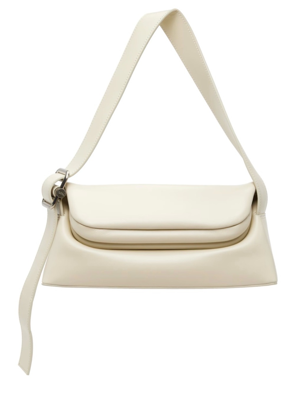 OSOI Leather Folder Brot Bag in Cream